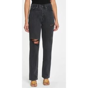 NWT Pistola Cassie High Rise Night Shade Distressed Straight Jeans 29